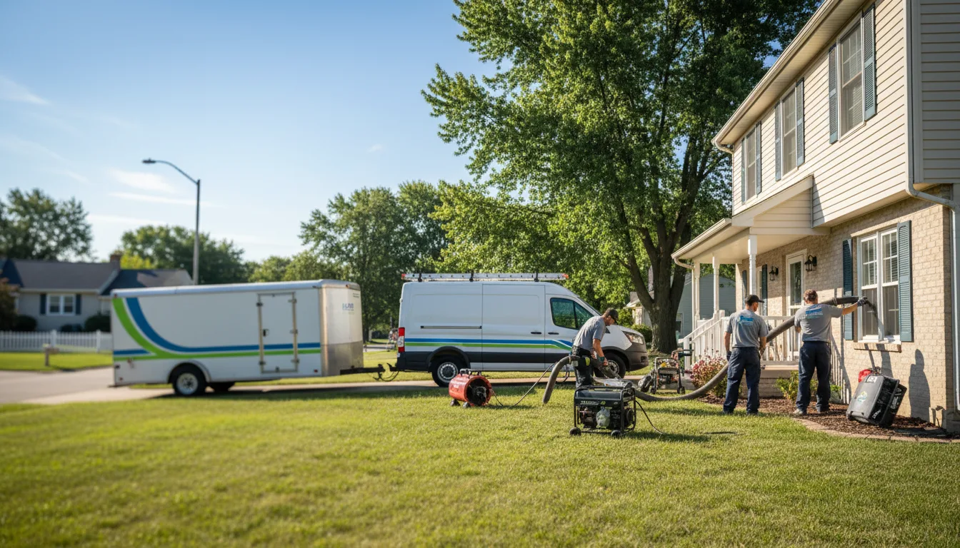 Flooded Basement Restoration And Cleanup With Repair in Williams, IN near me